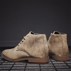 Bottes décontractées antidérapantes pour hommes, grandes tailles, respirantes, à lacets, basses, vente en gros d'usine - Product Image 5