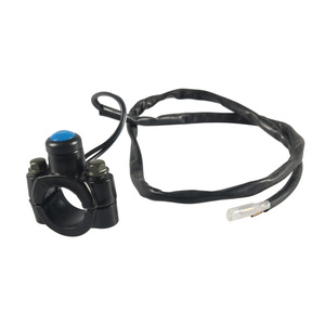 Interruptor de encendido para motocicleta con cableado para montaje en espejo, 16 amperios, botón pulsador de plástico, lado izquierdo, para modificación de motocicletas de calle - Product Image 5