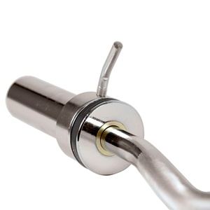 <b>Weight</b> Lifting 1.2m Gym Ez Curl Bar Bodybuilding Weightlifting <b>Barbell</b> Curl Bar with Screw Collar - Product Image 2