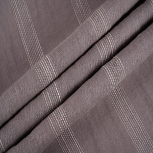 Tissu Jacquard en Lin Pur 100% Tissé à la Main, Écologique et Durable, à Rayures <span class=keywords><strong>Lino</strong></span>, avec Fil Hautement Torsadé, Idéal pour Vêtements et Costumes - Product Image 3