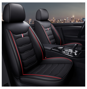 Ensemble complet de housses de sièges de voiture universelles en cuir PVC <span class=keywords><strong>housse</strong></span> de siège de voiture en vente directe d'usine - Product Image 2