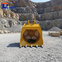 Bucket Layar Putar Hidrolik Baja Presisi Perawatan Rendah untuk Excavator 20 hingga 30 Ton