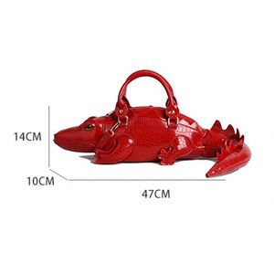 Bolso de Hombro Clásico de PU Hecho a Mano, Diseño Exclusivo 2026, Bolso de Mano Irregular Portátil con Diseño Tridimensional de Cocodrilo para Chicas Modernas - Product Image 4