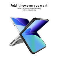 Étui de téléphone pliable en PC rigide mat givré, fin et résistant aux chocs, avec protection d'écran pour iPhone 18 Fold