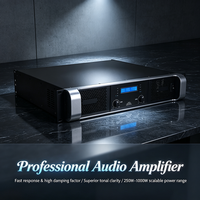 Amplificateur de puissance professionnel 2 canaux pour discothèque KTV, faible bruit, haute puissance, amplificateur audio pour système de haut-parleurs passifs