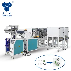 Automatic Screw Bowl Feeder Vibration Packing Line with Vertical Packing Machine Automatic Counting and Sealing Packing Machine
