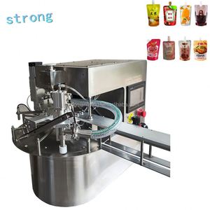 Máquina automática de llenado y tapado de detergente para ropa, máquina de llenado y tapado de agua para sobres de salsa de tomate, bolsas verticales y pouches. - Product Image 2