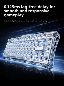 GravaStar Mercury V75 Silver Soul Hall Magnetic Switch <b>Keyboard</b> 75% Layout RGB Wired Gaming <b>Keyboard</b> - Product Image 5