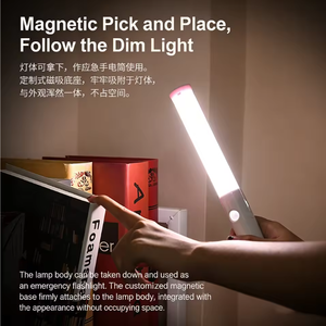 Motion <b>Sensor</b> Rechargeable Magnetic Wall Night <b>Light</b>, 3 Color Temperatures Auto On/Off <b>LED</b> Sconce, IP20 Indoor Nightlight - Product Image 2