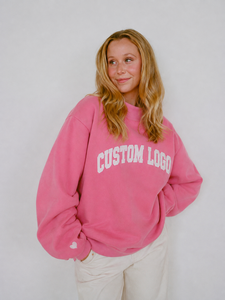 Boutique Style <b>Women</b> Mock Neck Sweatshirt Custom Varsity Print Oversized Pullover Cozy Long Sleeve Fashion <b>Fleece</b> <b>Top</b> - Product Image 1