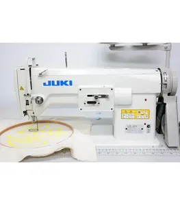 Good Conditional Single needle lockstitch used Jukis LZ-271 Zig Zag freehand irish embroidery industrial sewing machine