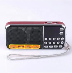 Radio Digitale Professionale AM/FM Bidirezionale con Microfono Integrato, Altoparlante USB, Supporto Scheda TF, Compatibile con Computer, Lettore <span class=keywords><strong>MP3</strong></span> - Modello L-088AM - Product Image 1