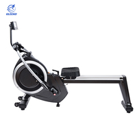 GLEEKO Appareil de musculation corporelle complète, 16 niveaux de résistance magnétique réglable, Rameur pliable en acier, Transmission à deux étapes, 150 kg