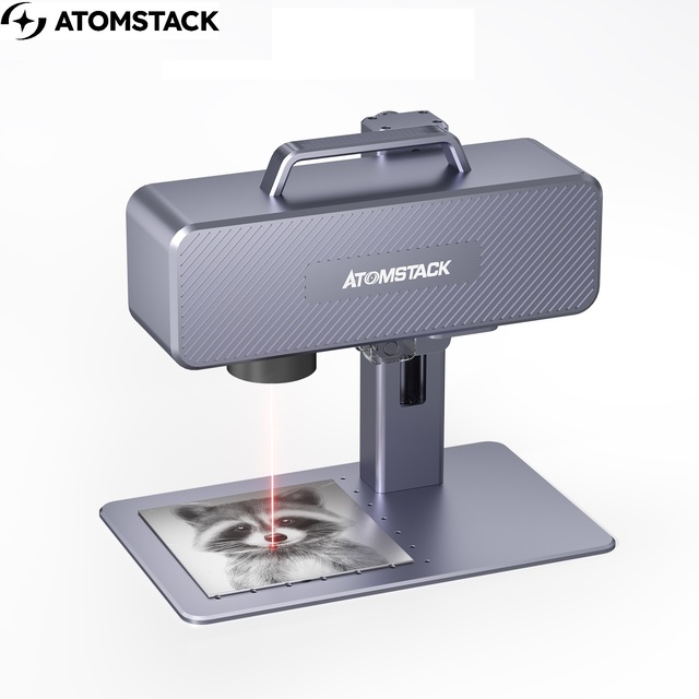 ATOMSTACK 2W Infrared High Precision Desktop Handheld Paper Stone Laser Engraver Stainless Steel Metal Laser Marking Machines