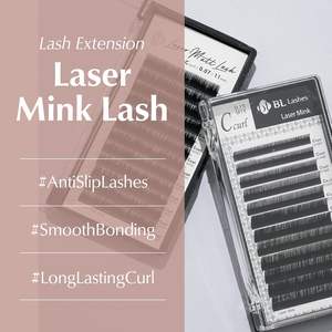 Extensions de cils individuels Bl Lashes Laser Mink C Curl 0.15mm, naturels, doux, sans cruauté - Product Image 6