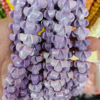 Manik-manik Puakenikeni Chunky untuk Pembuatan Perhiasan, Manik-manik Bunga untuk Anting, Manik-manik Resin Cangkang Hawaii untuk Pembuatan Kalung dan Karangan Bunga
