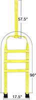 Sangles de remorquage pour chariot à roulettes avec crochet plat - Lot de 2, Sangles de fixation pour roues de voiture, filet de protection pour pneus