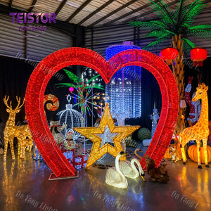 ไฟประดับรูปหัวใจ LED สำหรับตกแต่งงานกลางแจ้ง ขายส่ง เหมาะสำหรับงานอีเว้นท์ - Product Image 3