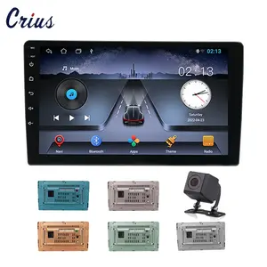 Carplay hediye kamera ve çerçeve ile Android araba radyo araç DVD oynatıcı radyo 7/9/10 inç 2din gps oyuncu dokunmatik ekran ile