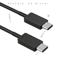 Kabel Charger USB Type-C 3A EP-DN970 Fast Charge PD dengan Selubung PVC untuk Ponsel S23 S22 S21 Note 10 1m