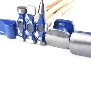 Ensemble de marteaux de mécanicien pour la réparation de <span class=keywords><strong>carrosserie</strong></span> automobile de haute qualité, 7 pièces, avec manche en hickory, étui de transport, acier à haute teneur en carbone personnalisable OEM - Product Image 3