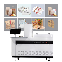 Chicai Digital Single Pass Printer Inkjet untuk kotak Pizza tas kertas & cangkir-otomatis penuh 40m/menit multifungsi