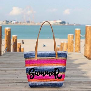 Summer Beach <b>Bags</b> Outdoor Travel Large Capacity Beach Tote <b>Bags</b> Customized <b>Straw</b> Handbag for Beach - Product Image 4