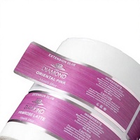 Étiquettes adhésives en vinyle PVC de luxe durables, imprimées avec un logo personnalisé, imperméables, pour les faux cils et l'emballage de bouteilles