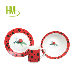 <span class=keywords><strong>Set</strong></span> da Pranzo per Bambini in <span class=keywords><strong>Porcellana</strong></span> a 3 Pezzi con Disegni Cartoon, Include Piatti per <span class=keywords><strong>Colazione</strong></span>/Cena e Tazza/Ciotola, Ecologico e Adatto al Microonde - Product Image 5