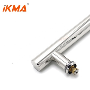 Tay nắm cửa kính kiểu thang thẳng, gắn hai mặt, chất liệu thép không gỉ đánh bóng 201/304/316 - Product Image 4