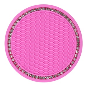 Posavasos Antideslizante para Coche, Universal, Redondo de 2.75 Pulgadas, Moderno, Material de PVC Seguro - Product Image 6