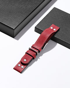 Correa de reloj de cuero de vaca de grano completo Vintage de lujo para hombre personalizable 20mm/22mm reemplazo de pulsera OEM ODM - Product Image 1