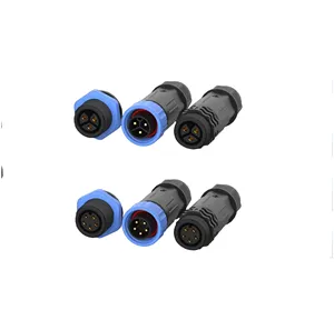 M20 Ip68 Waterproof Plug Socket Male Butt And Female Plug 2 3 4 5 6 7 8 9 Pins Panel Mount Connector