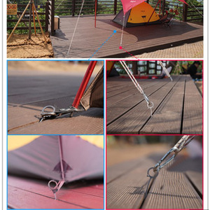 Piquets de tente Jellyfish en acier inoxydable argenté de qualité industrielle pour camping extérieur résistants au vent - Product Image 3