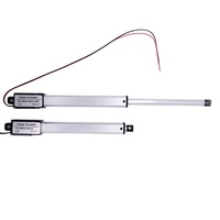 DC 12V Mirco actionneur linéaire électrique 30N/60N/90N/150N contrôleur de moteur Mini putter de tige de poussée électrique 30mm/50mm/100mm/150mm