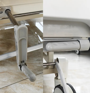 Niedriger Preis hohe Qualität für Patienten moderne Ersatzteile Blatt frei gebrauchtes Bett Toiletten matratze faltbare Einzel kurbel Krankenhaus bett - Product Image 6