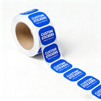 Stiker Label Gulungan Aksesoris Rambut Tahan Air Berbahan Kertas Perekat Kuat Custom dengan Cetak Logo