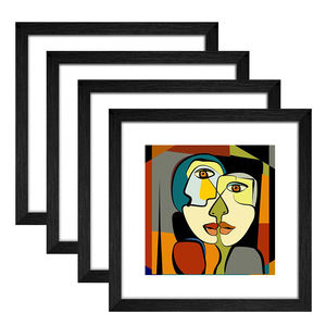 Vente chaude Personnalisable Noir MDF Cadre Photo <span class=keywords><strong>Collage</strong></span> et Cadre Mural Simple À La Mode En Bois Cadre Photo Conseil En Gros - Product Image 5