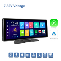 Pantalla Inteligente PND para Coche de 10.26 Pulgadas DVR de Alta Definición Navegación GPS Android 13.0 4GB + 64GB WiFi MP5 Monitor Carplay USB Garantía de 1 Año