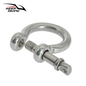 Keep Diving Bow Shackle 16 mm en acier inoxydable avec goupille à vis amovible métrique SSA-016 - Product Image 3