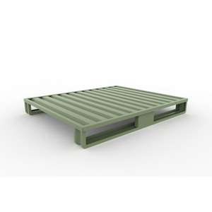 SALL - SPN060V Paleta de chapa pintada, verde (paquete múltiple)-EAN MATERIAL MANIPULACIÓN - Product Image 2