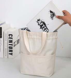 Insulated <b>Lunch</b> <b>Bag</b> Lightweight Drawstring <b>Cooler</b> Food Organizer for Beach Hiking Camping Park Work - Product Image 6