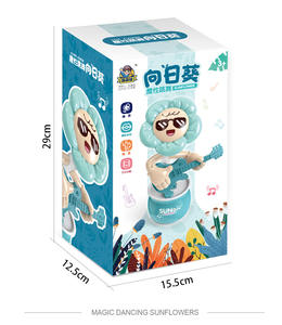 Nueva Llegada Eléctrica Hablando Grabación Flores Musicales Cantando y Bailando Girasol Bump and Go Juguetes <span class=keywords><strong>Rock</strong></span> Roll Doll para Niño - Product Image 4
