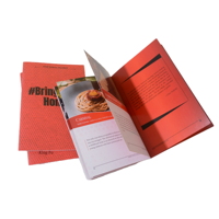 Service d'impression de catalogues et de brochures personnalisés Papier kraft et livret en carton Flyers pour différentes entreprises