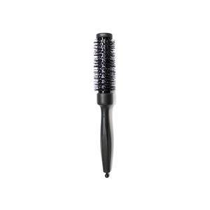 Brosse démêlante thermique compacte en carbone noir résistant à la chaleur outil de coiffure ionique poignée ABS salon de poils en plastique - Product Image 6