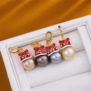 Accesorios de Perlas DIY, Colgante de Plata S925 con Cierre de Tigre Vacío, Redondo de 11-13 mm para Collar 31281DIY - Product Image 2