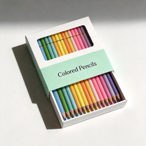 Matite Colorate di Alta Qualità EN71, Mina Morbida Premium, Logo Personalizzato, Matite per Disegno Artistico per Artisti e Studenti - Product Image 1