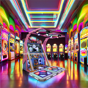 Arcade Amusement Juegos que funcionan con monedas Máquina de música Pump <span class=keywords><strong>It</strong></span> up Dance Racing Arcade Game Machine PARA 2 JUGADORES - Product Image 3