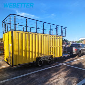 WEBETTER-Remolque de barra móvil de 2 pisos, <span class=keywords><strong>caravana</strong></span> de comida, camión de comida vintage de dos pisos, camión de comida de cóctel totalmente equipado a la venta - Product Image 4