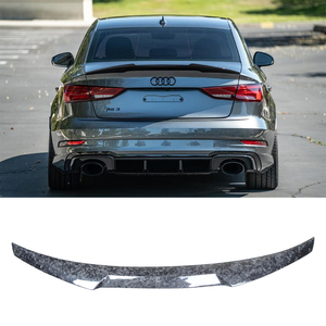 สปอยเลอร์หลังคาร์บอนไฟเบอร์แท้ทรง M4 สำหรับ A3 S3 RS3 8V ปี 2013-2020 - Product Image 1